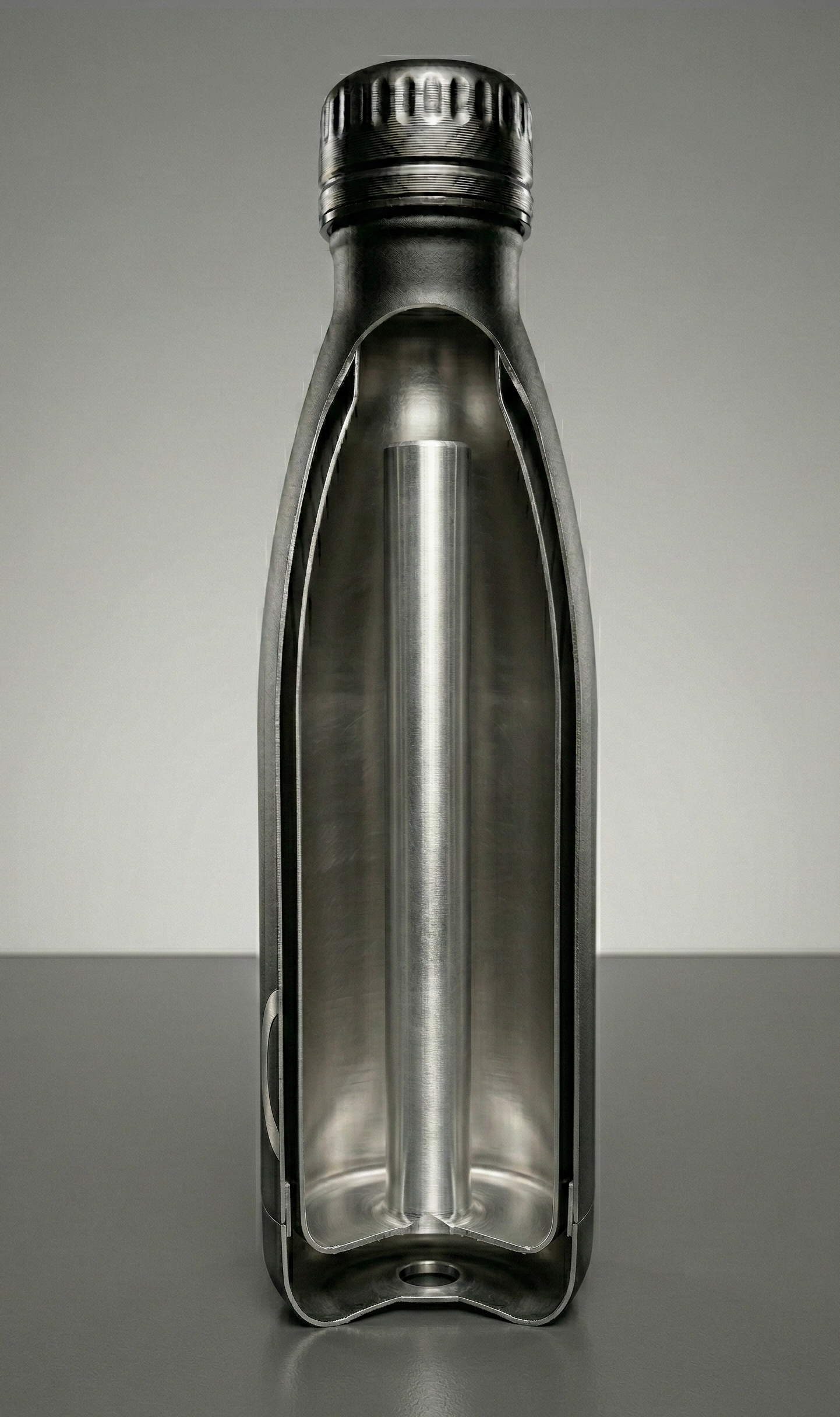 Botella Core con cavidad central vacía